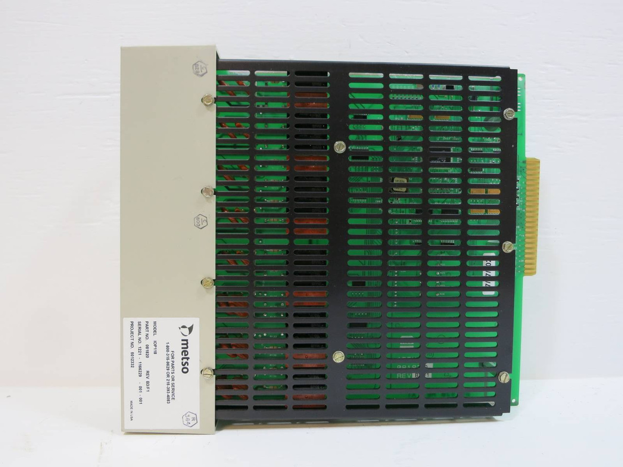 Valmet Metso Automation IOP118 081820 Relay Output Module Rev B3/F1 PLC IOP 118 (NP2090-2)