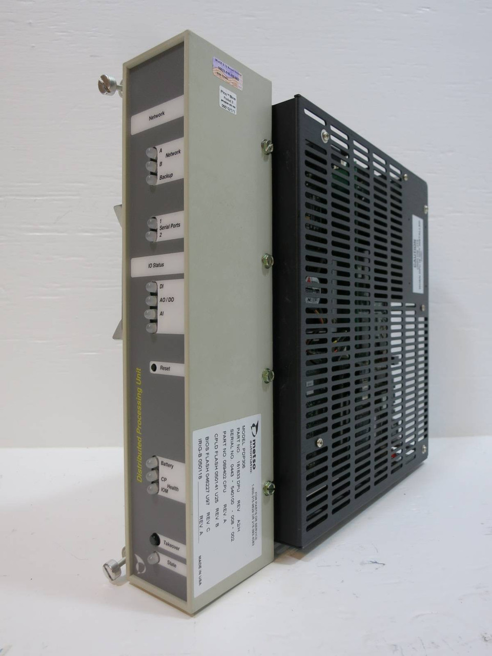 Image of Valmet Metso Automation PDP306 Distributed Processing Unit Rev A2/H CPU 181833
