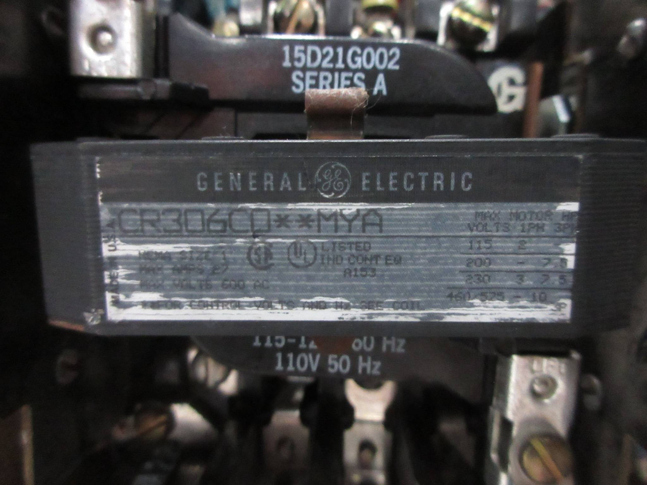 General Electric GE 8000 Size 1 Starter 7 Amp Breaker Type 18" MCC Bucket TEML (TK4250-13)