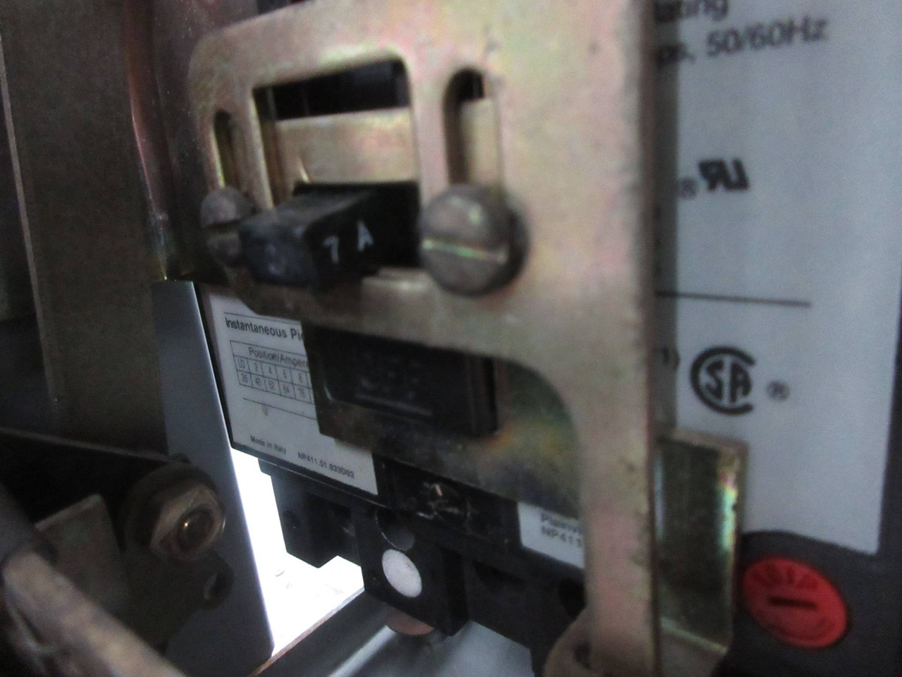 General Electric GE 8000 Size 1 Starter 7 Amp Breaker Type 18" MCC Bucket TEML (TK4250-13)