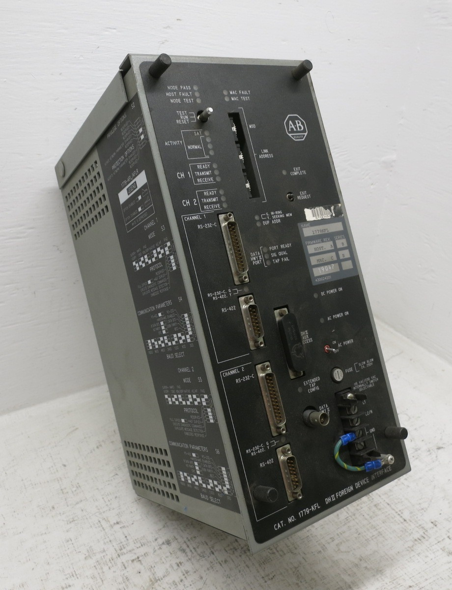 Image of Allen Bradley 1779-KFL Data Highway II Foreign Device 1779KFL PLC DHII Module