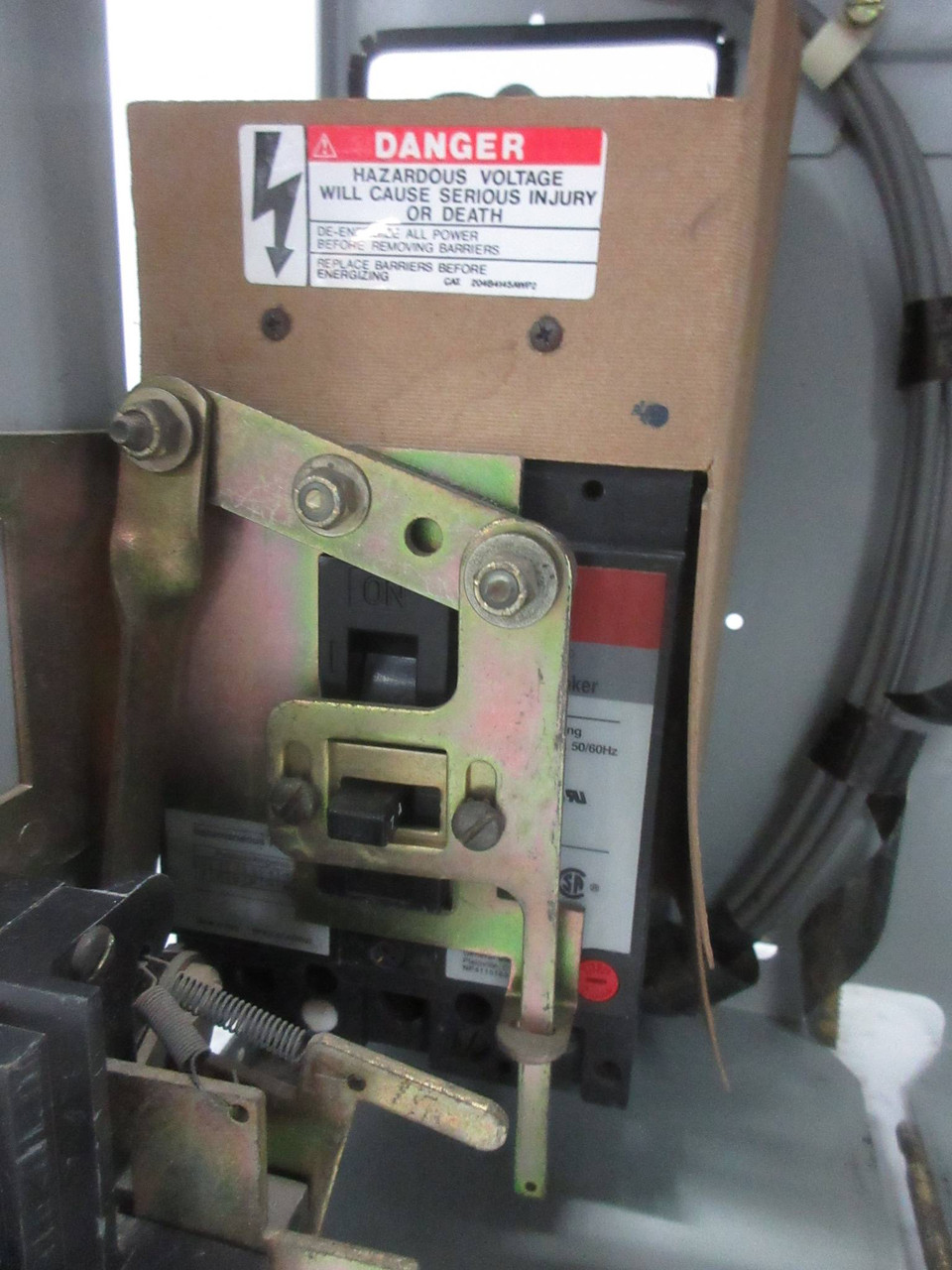 GE 8000 Size 1 Reversing Starter 7 Amp TEML Breaker 24" MCC Bucket Sz1 Rev 7A (TK4266-22)