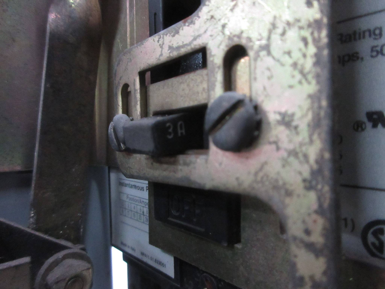 GE 8000 Size 1 Reversing Starter 3 Amp TEML Breaker 24" MCC Bucket Sz1 Rev. 3A (TK4265-72)