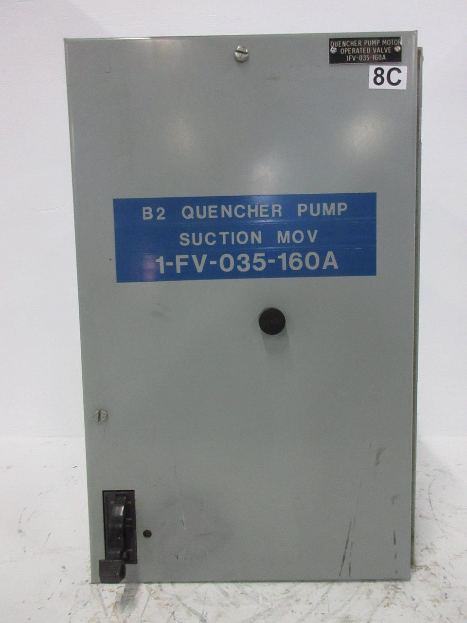 GE 8000 Size 1 Reversing Starter 3 Amp TEC Breaker 24" MCC Bucket No Red Knob (TK4269-23)