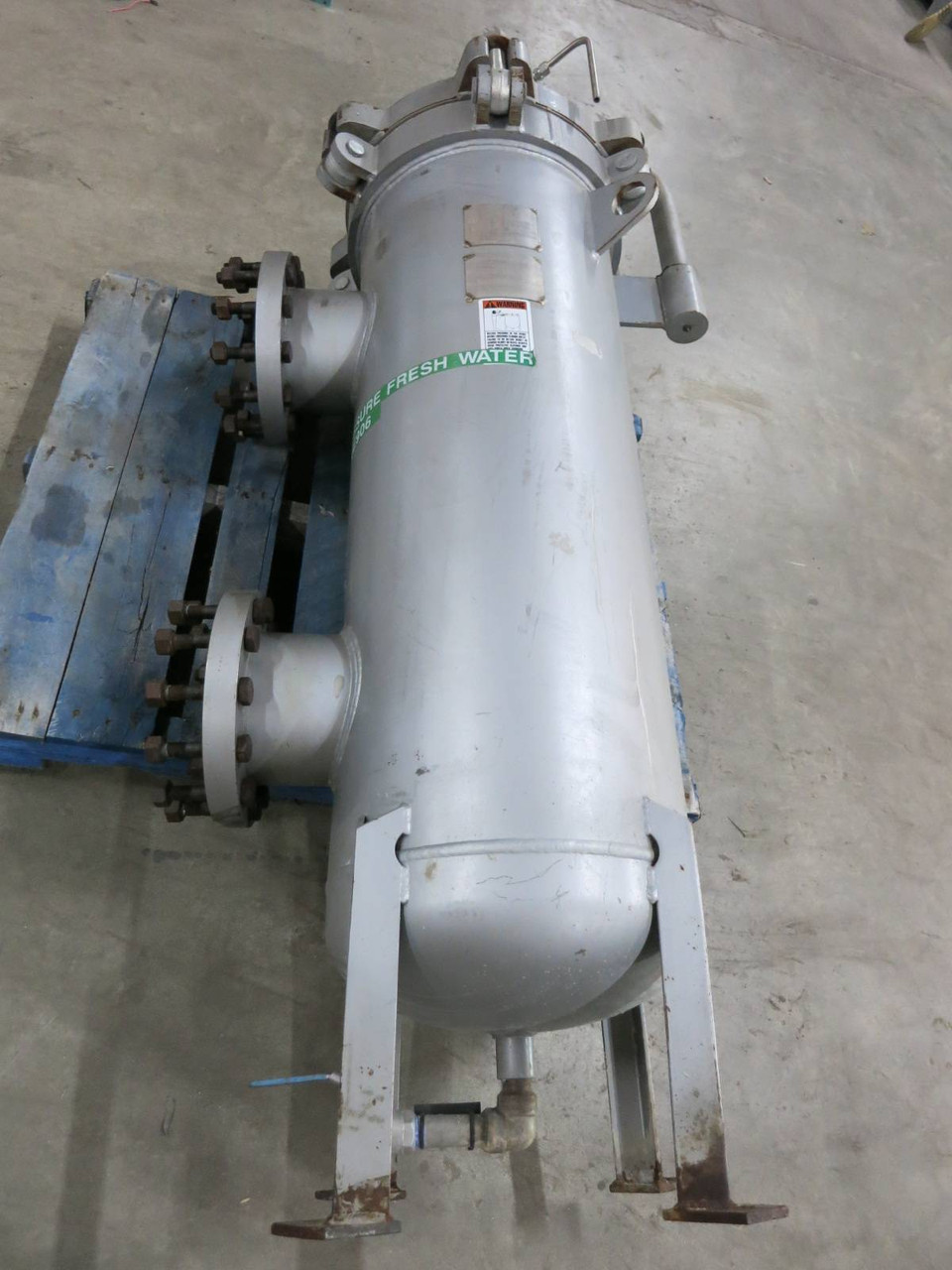 Image of Nowata Filter WM3U30C51L6NS Filter Pot Bank Bag Vessel 316 SS Strainer 510 PSI