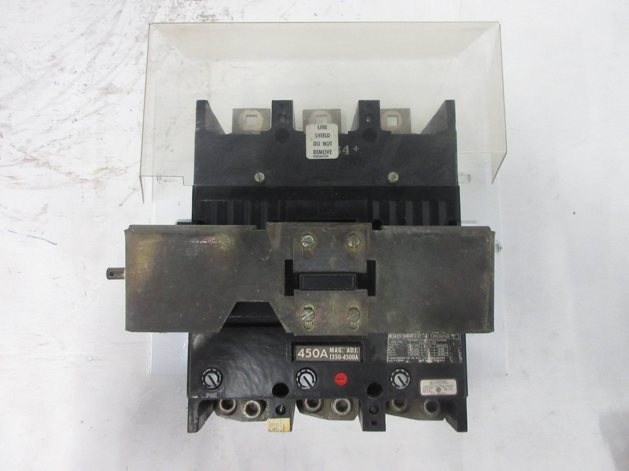 GE 8000 Series 450 Amp Main Breaker Type MCC 24" Feeder Bucket General Electric (TK4278-8)
