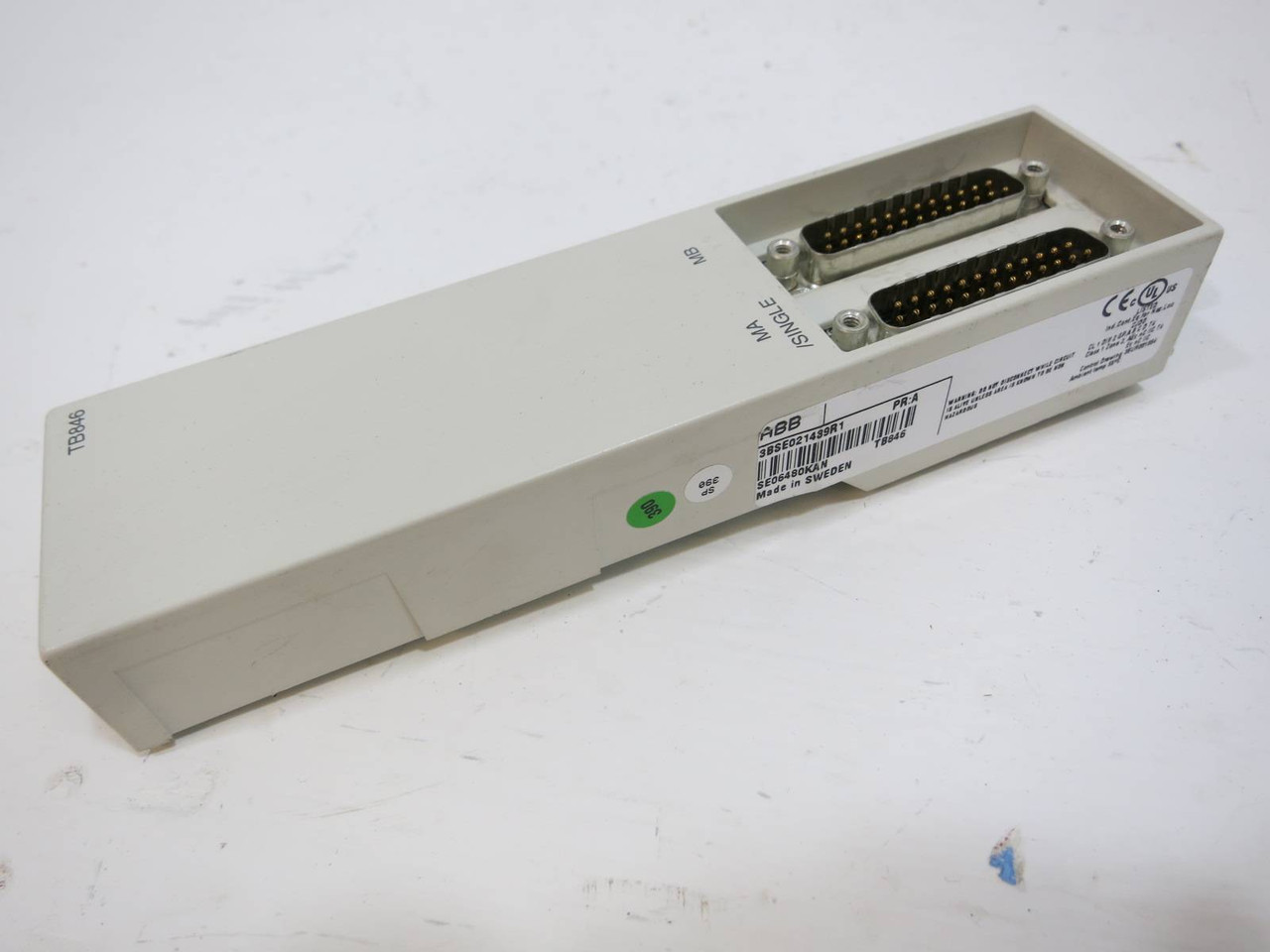 ABB TB846 3BSE021439R1 PR:A PLC Module TB 846 S800 Dual Modulebus Input Unit (NP2124-8)