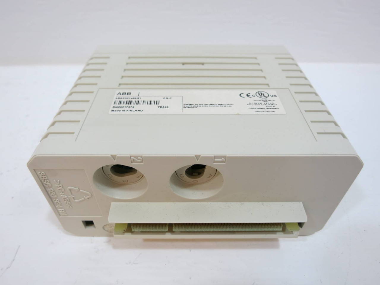 ABB TB840 3BSE021456R1 PR:P PLC Module TB 840 S800 Modulebus Cluster Modem (NP2132-11)