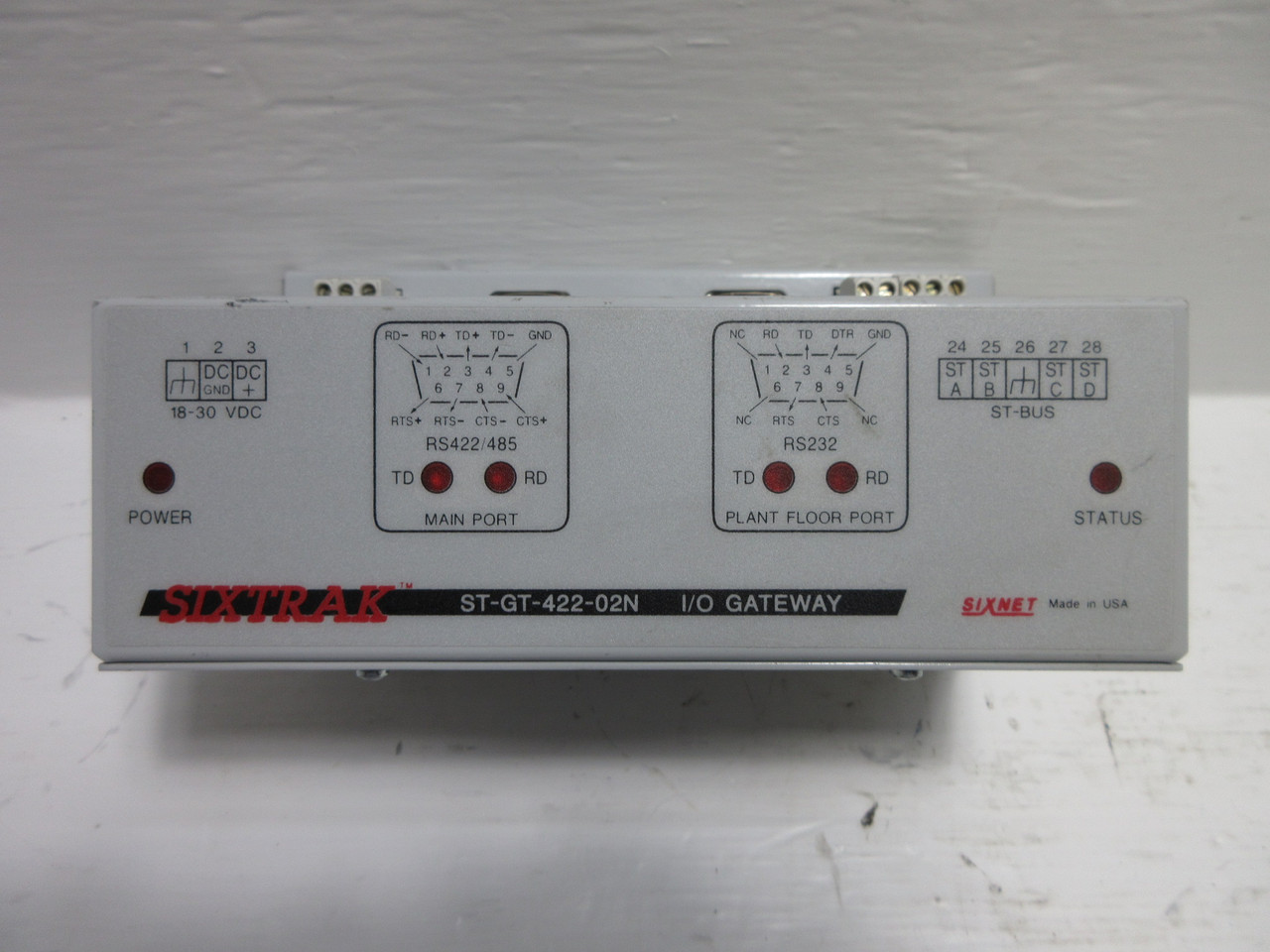 Sixnet ST-GT-422-02N Sixtrak I/O Gateway Module PLC Circuit Board (TK4337-7)