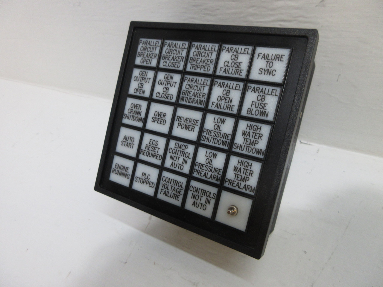 SACO Controls AS552424OD156156 Annunciator Status Alert Panel Display 5x5 (TK4397-6)