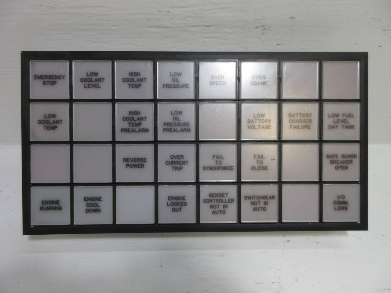 idec SLC40N-0408-DEM3FB Annunciator LED / LCD Panel Display Indicator 4x8 (TK4395-2)