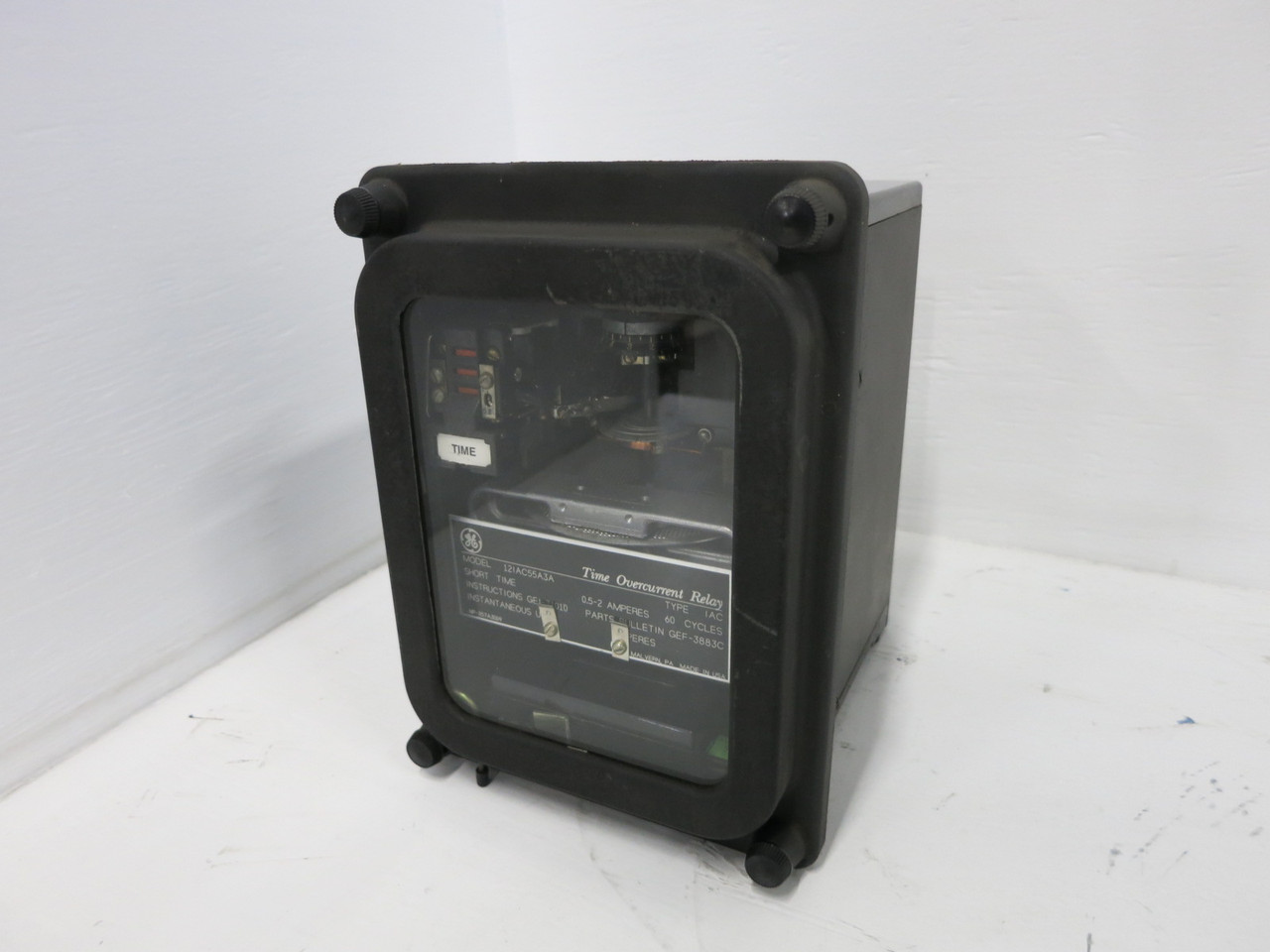 Image of GE 12IAC55A3A Time Overcurrent Relay Type IAC 0.5-2 Amp General Electric 2A