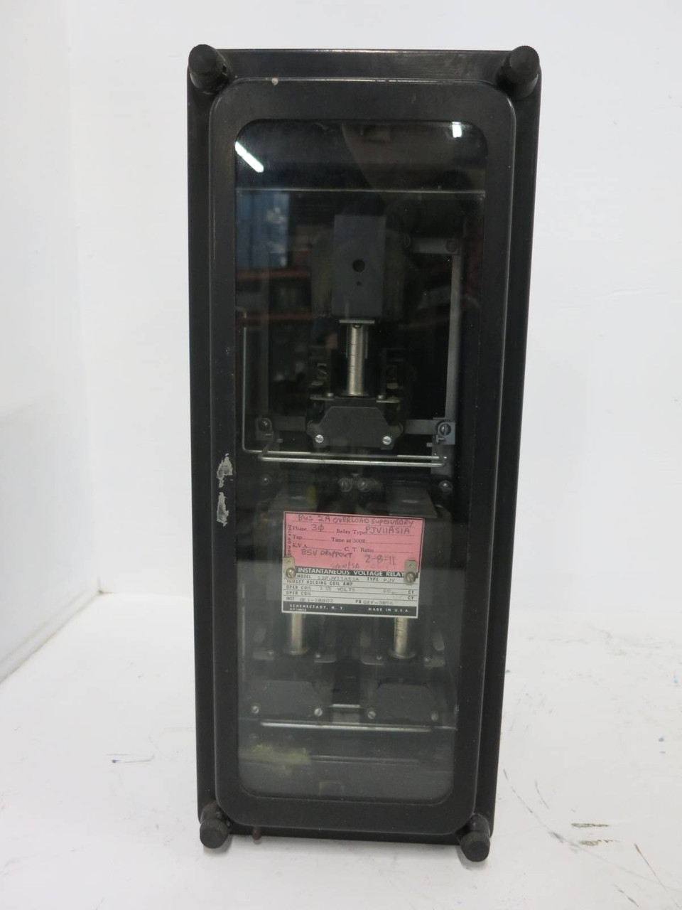 GE 12PJV11AS1A Instantaneous Voltage Relay Type PJV General Electric PJV11AS1A (DW1106-3)