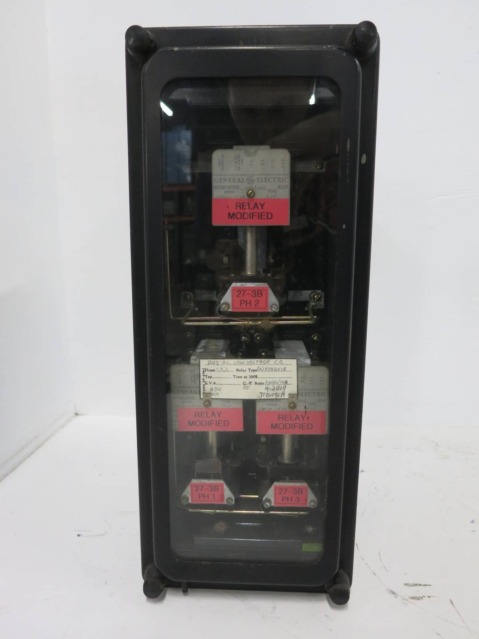 GE 12PJV11F1R Instantaneous Voltage Relay Type PJV General Electric 12PJV11FIR (DW1105-1)