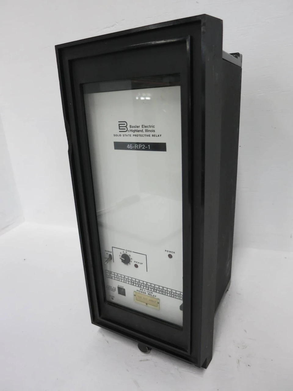 Basler Electric BE1-32R Power Relay Solid State Protective E1E-A1T-A0S1F (DW1121-6)