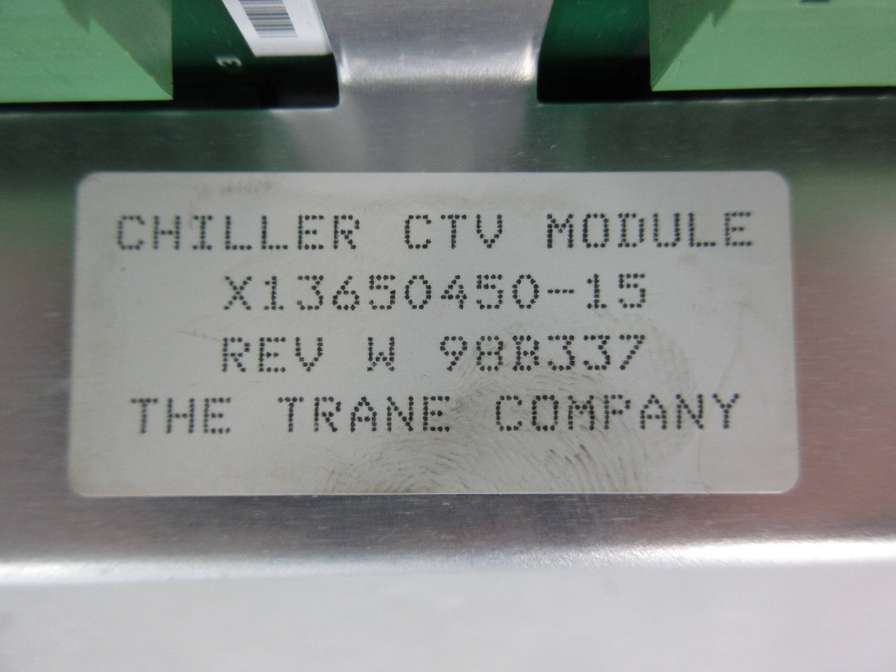 Trane X13650450-15 Rev W Chiller CTV Circuit Module PLC 98B337 (TK4428-4)