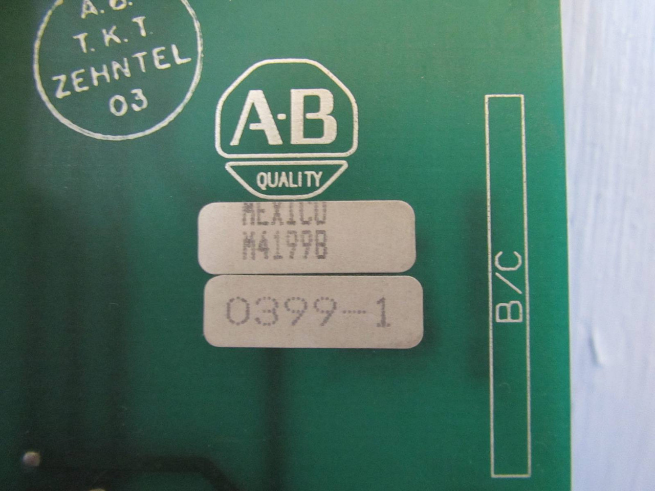 Allen Bradley Kit# 140310 Precharge PLC Module PCB Board 140068 Rv.05 M41998 (EBI0215-1)