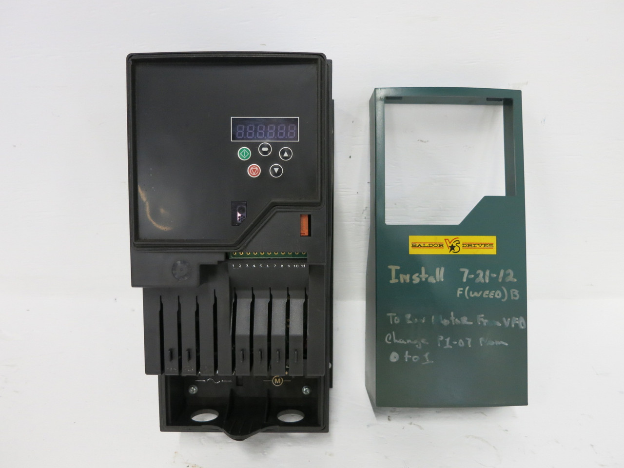 Baldor VS1MXS53-2T 3HP VS AC Drive VS1MX 3 HP 3PH 600V 6A 2.2kW Reliance 6 Amp (DW1138-6)