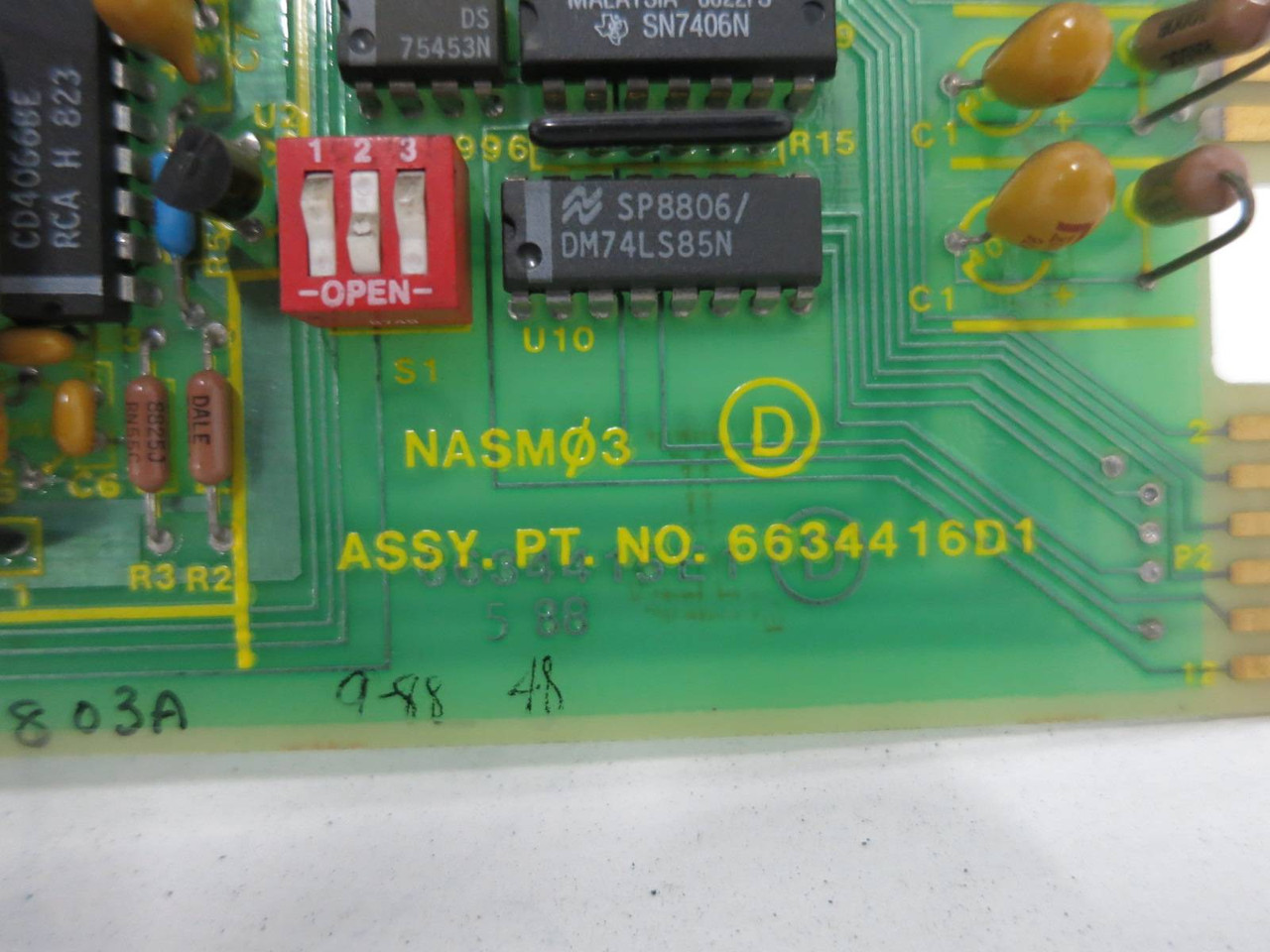 Bailey NASM03 Network 90 Analog Slave RTD Module 6634416D1 ABB Symphony infi-90 (DW1143-3)