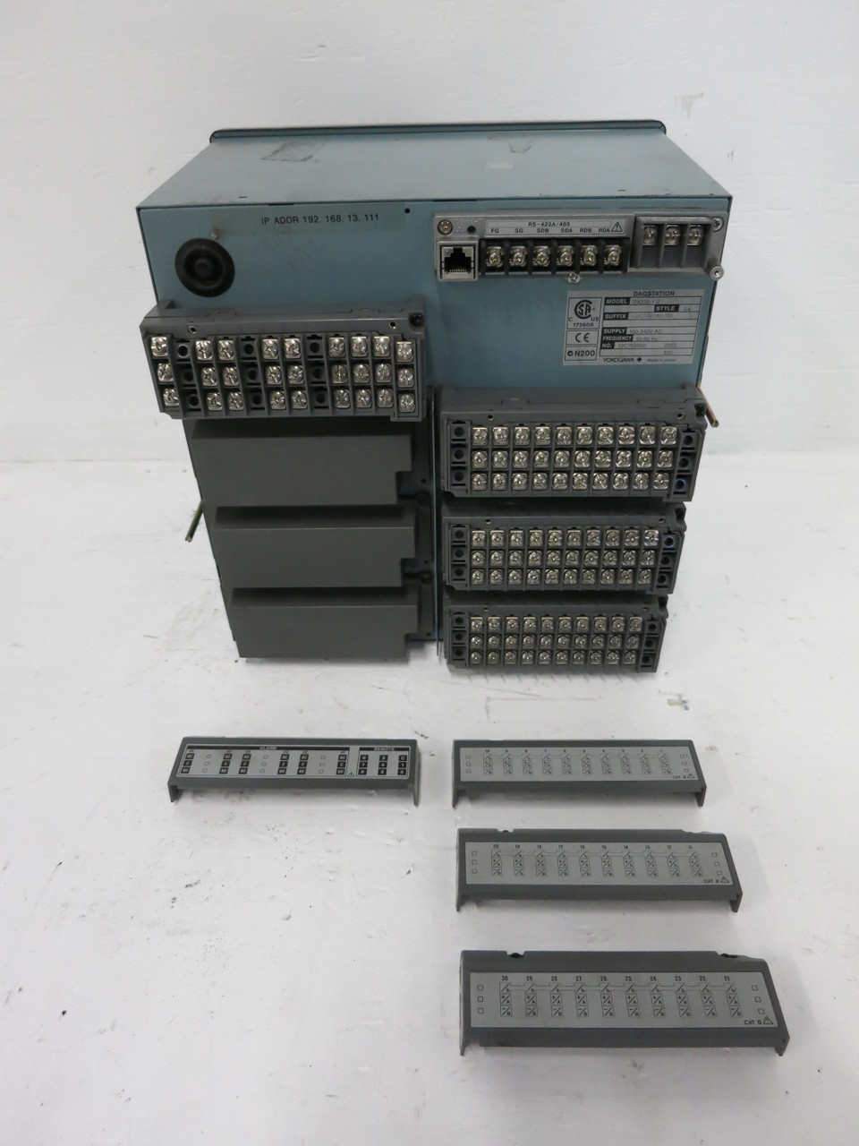 Yokogawa DX230-1-2 /A3/C3/M1/R1 DAQSTATION Digital Recorder Style S4 DX200 (DW1168-1)