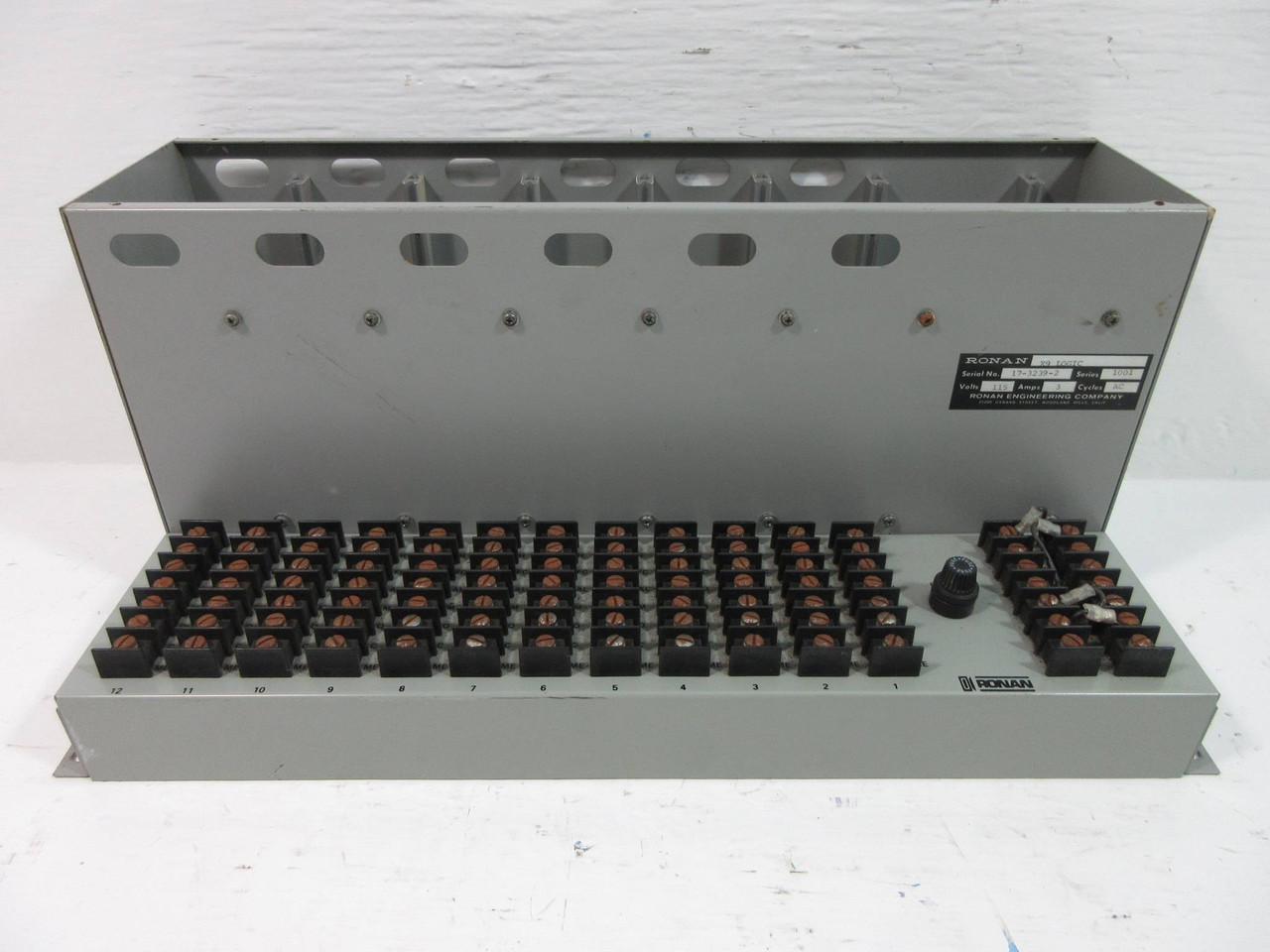 Ronan X9 Logic Module Card Chassis Rack 115V 3 Amp (TK4450-1)