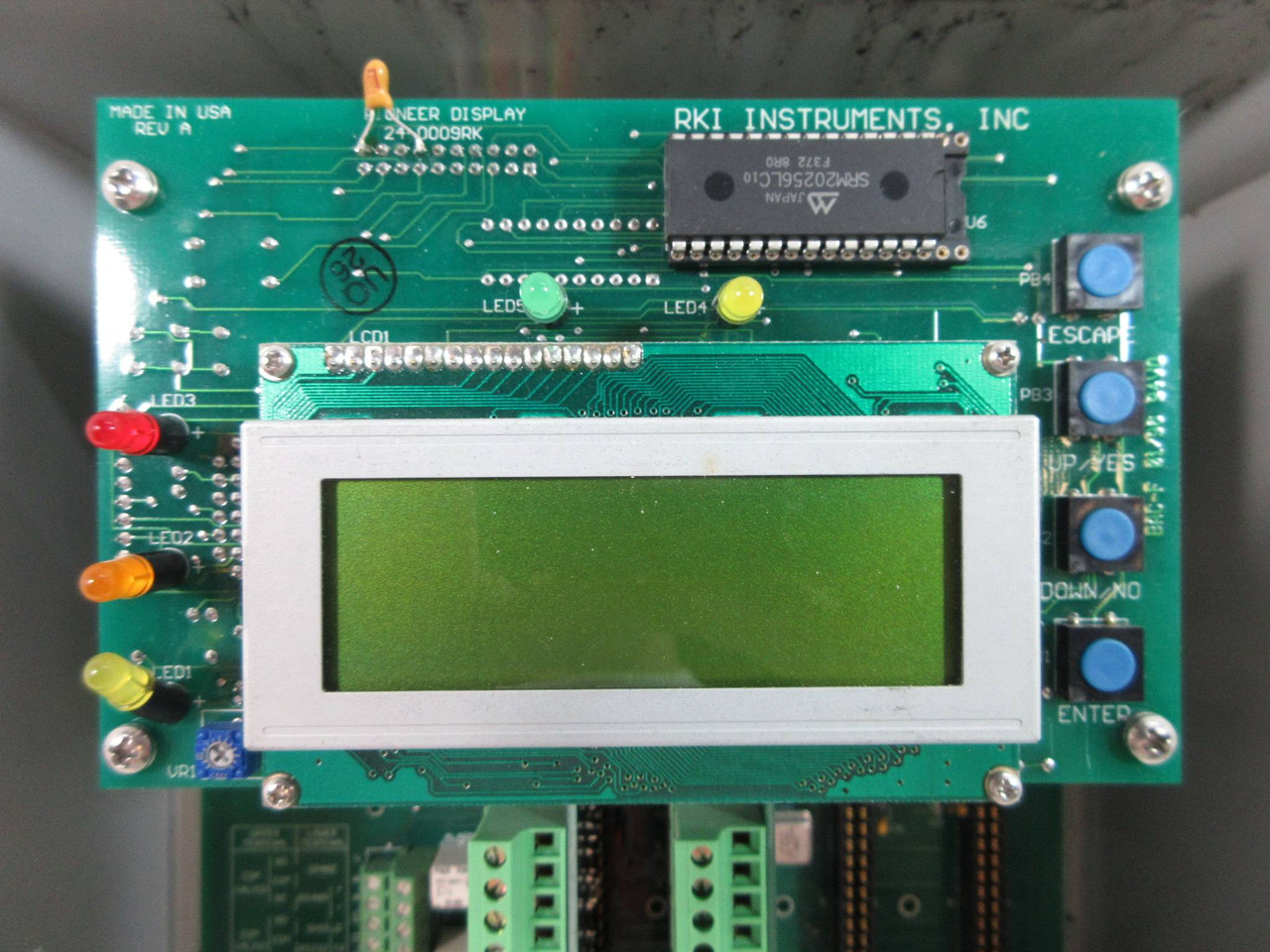 RKI Instruments Pioneer Gas Monitor 115 Vac 24-0010RK 24-0009RK Display (TK4451-1)