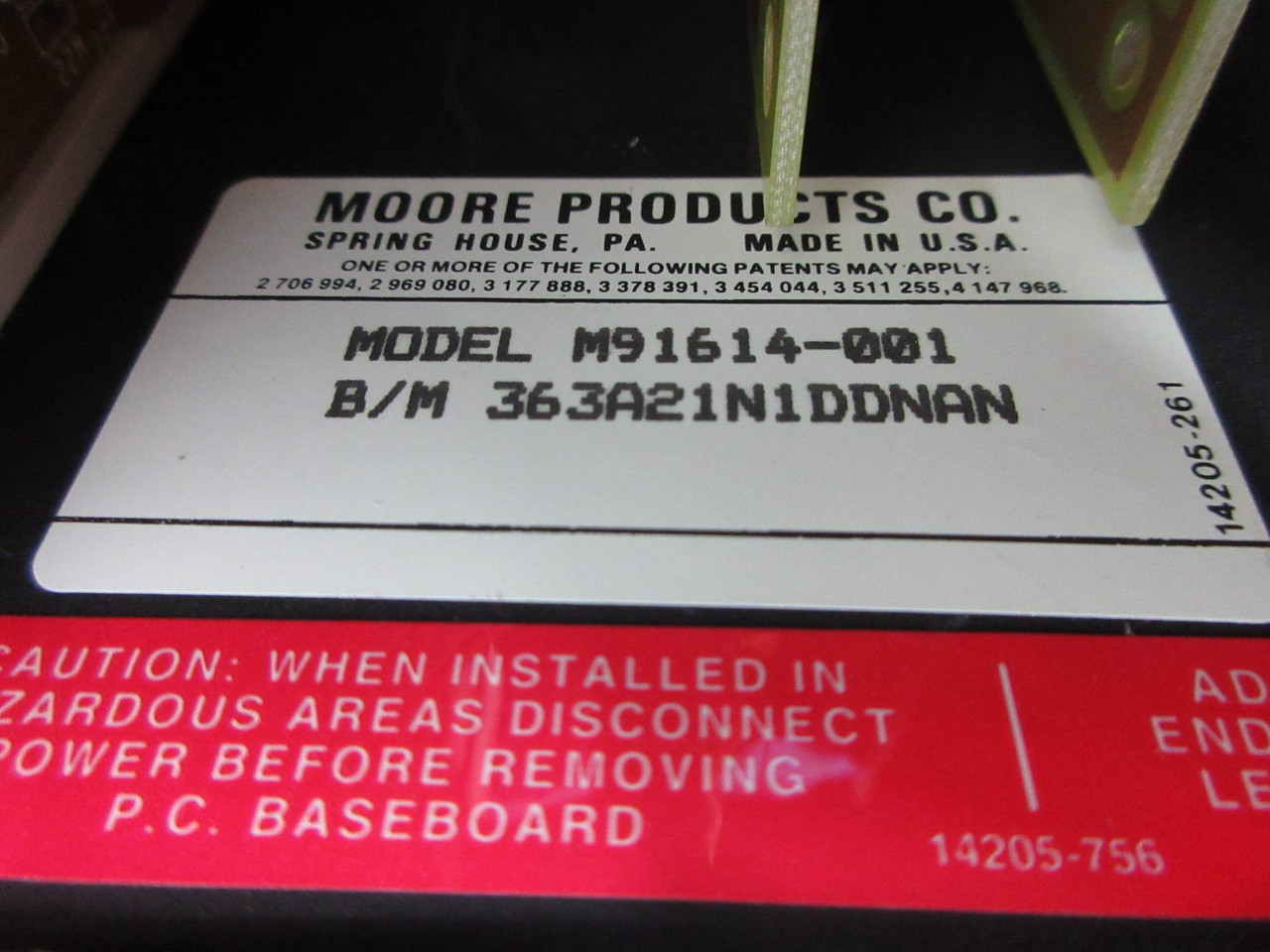 Moore 363A21N1DDNAN Multipoint Digital Recorder M91614-001 16084-1-5 16085-21-1 (TK4466-1)