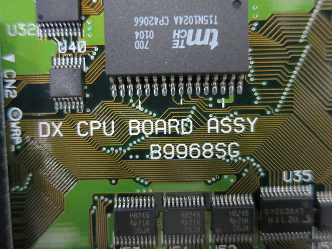 Yokogawa B9968NH DX200 DAQSTATION CPU Memory Display Boards Module B9968SG Card (DW1204-2)