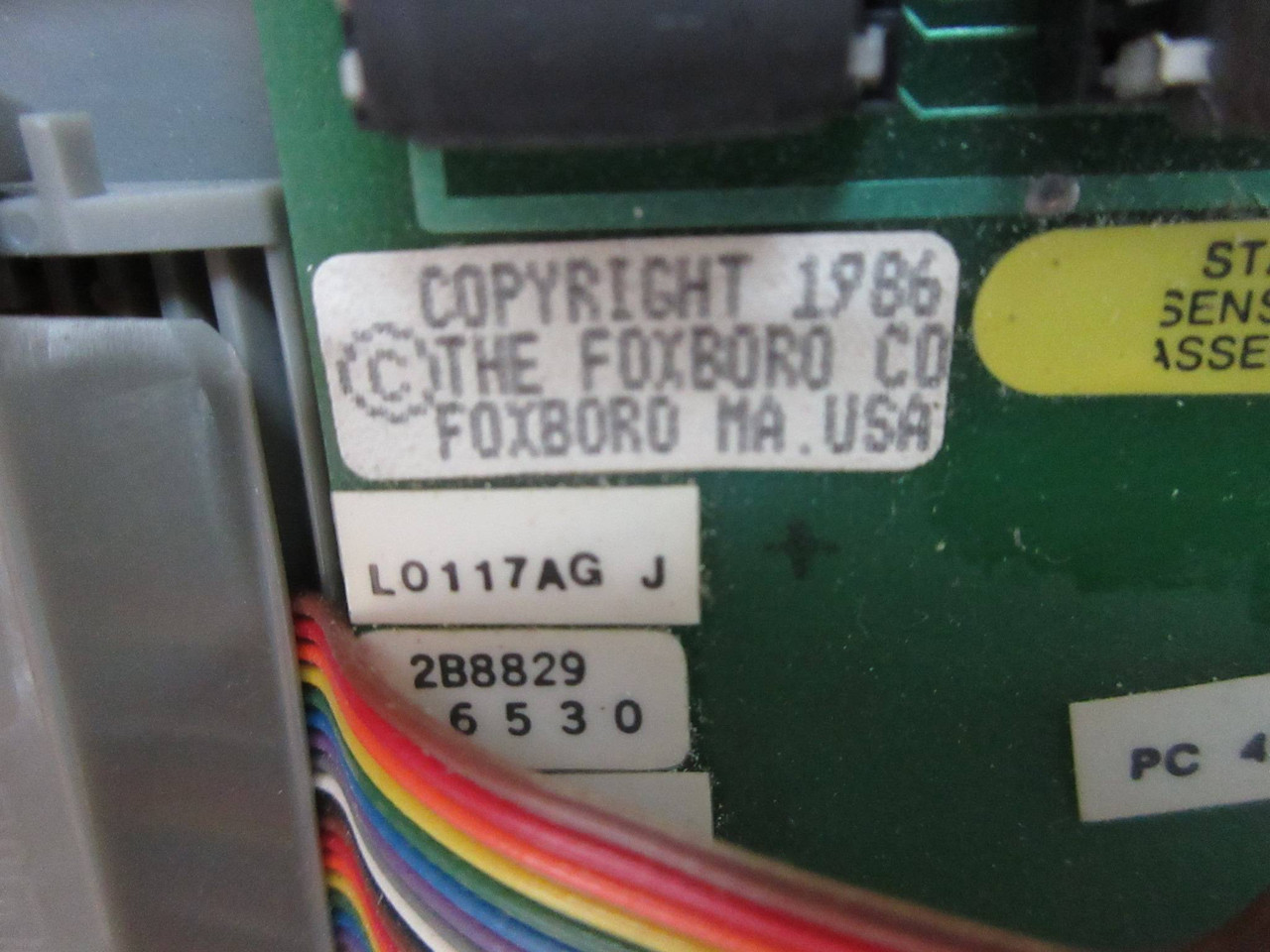 Foxboro 2CDA-S1 SPEC 200 Micro Display Station Controller L0117AG Control Board (TK4504-2)