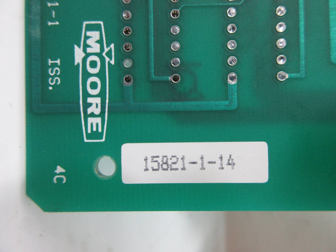 Moore 372A11NF Flow Controller Control Station 15821-1-14 Board 15814-1-3 Cover (TK4503-1)