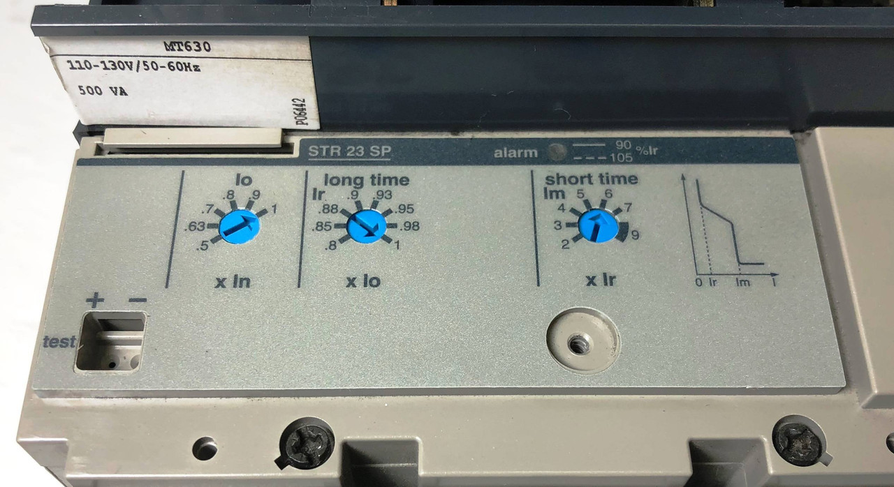 Merlin Gerin NSJ600H 600A Circuit Breaker w/ Operating Mechanism & Shunt 600 Amp (EM3216-3)