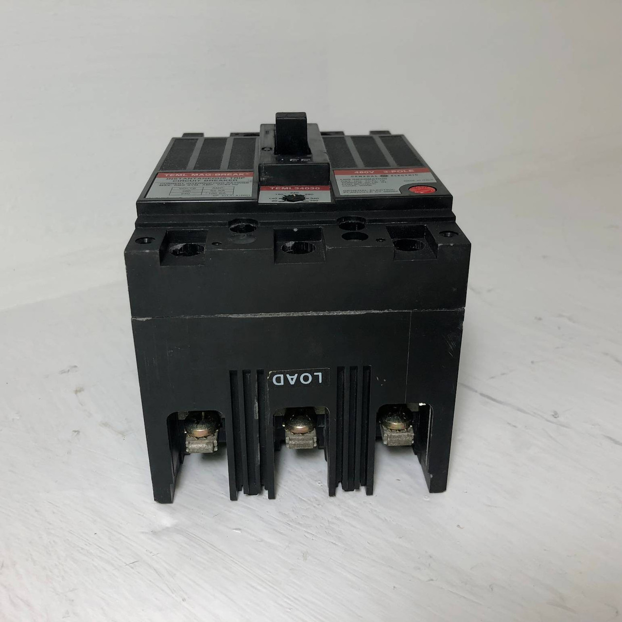 GE TEML34030 30A Mag-Break Circuit Breaker 480 VAC 3P 30 Amp General Electric (EM3229-2)