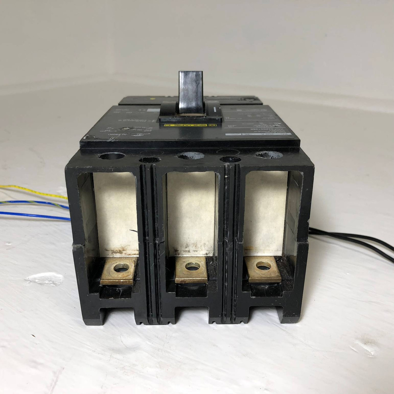 Square D KCF342501386 250A Breaker KCF34250 Black Label Shunt & Aux 3P 250 Amp (EM3252-2)