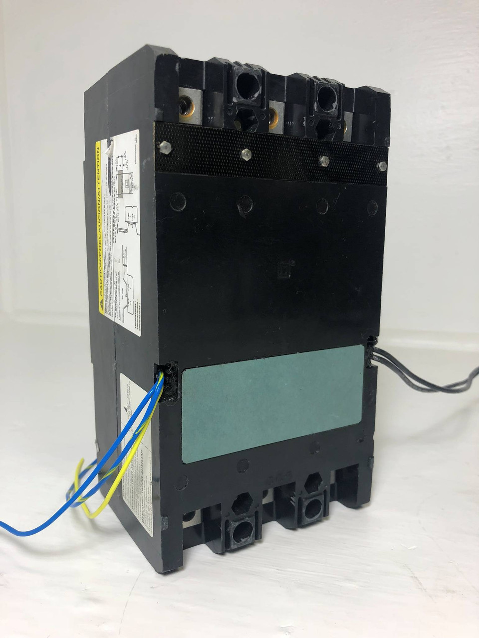 Square D KCF342501386 250A Breaker KCF34250 w/ Shunt & Aux 480 VAC 3P 250 Amp (EM3255-5)