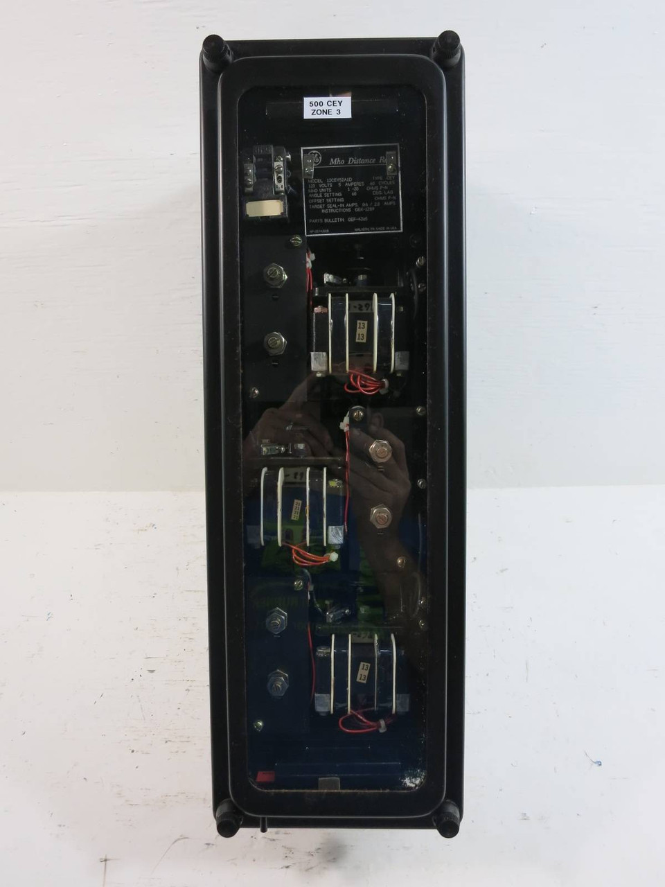 General Electric 12CEY52A1D MHO Distance Relay GE 120V 5 Amp CEY-52A1D (TK4574-5)