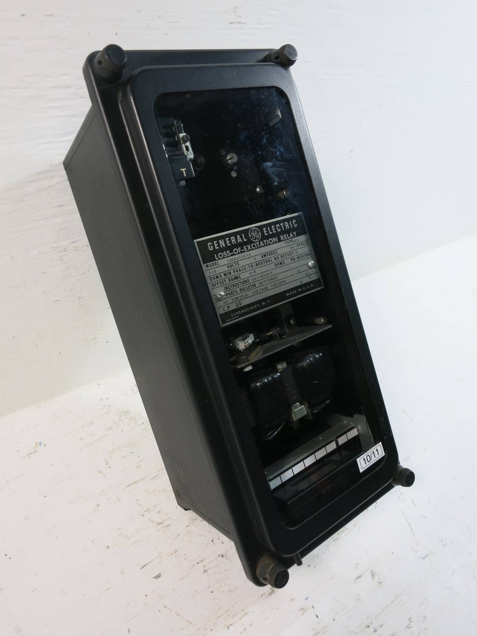 Image of General Electric 12CEH11A1A Loss-Of-Excitation Relay GE 115V 5A Type CEH 11A1A