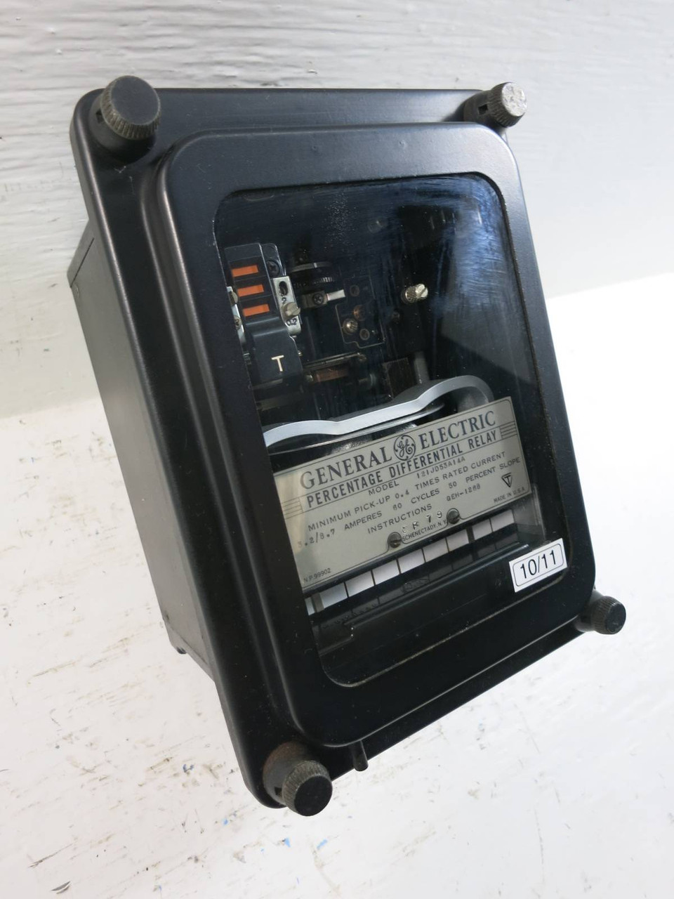 Image of General Electric 12IJD53A14A Percentage Differential Relay GE Type IJD 8.7 Amp