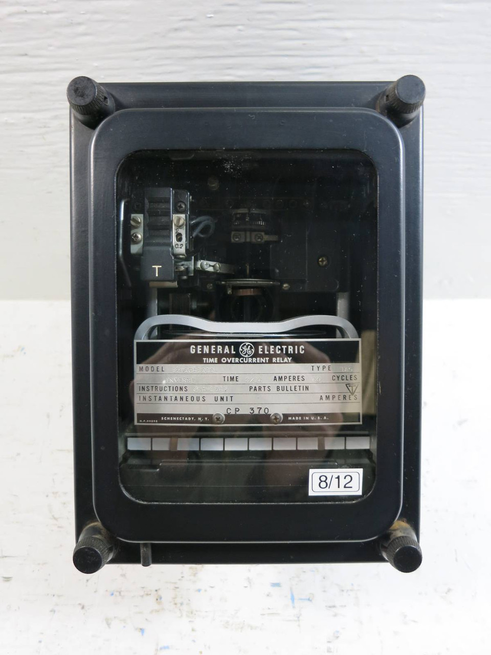 General Electric 12IAC51A1A Time Overcurrent Relay GE Inverse Time Type IAC (TK4590-6)