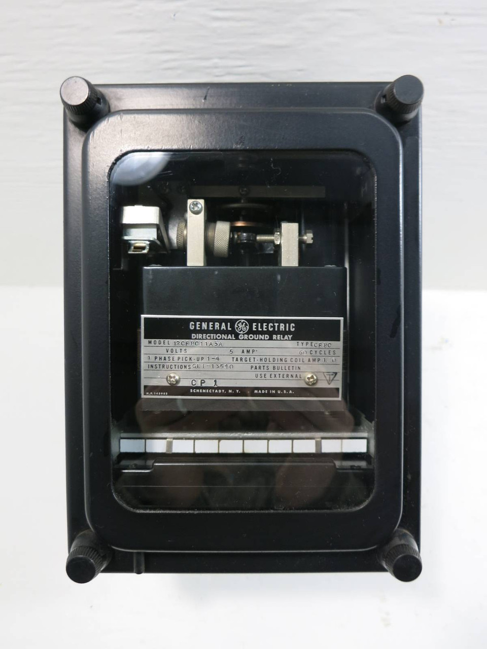 General Electric 12CFPC11A3A Directional Ground Relay GE 5 Amp Type CFPC (TK4596-2)