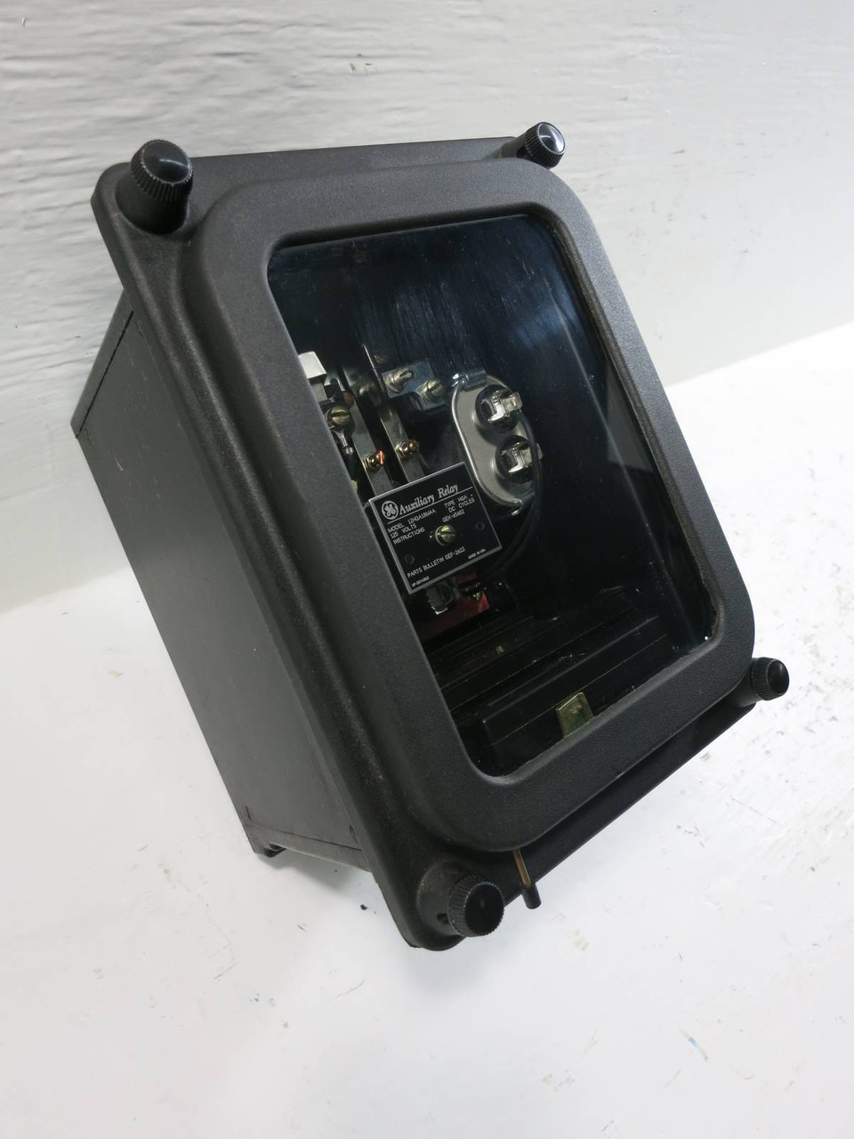 General Electric 12HGA18M4A Auxiliary Relay GE 125-Vdc DC Cycles Type HGA (TK4600-1)