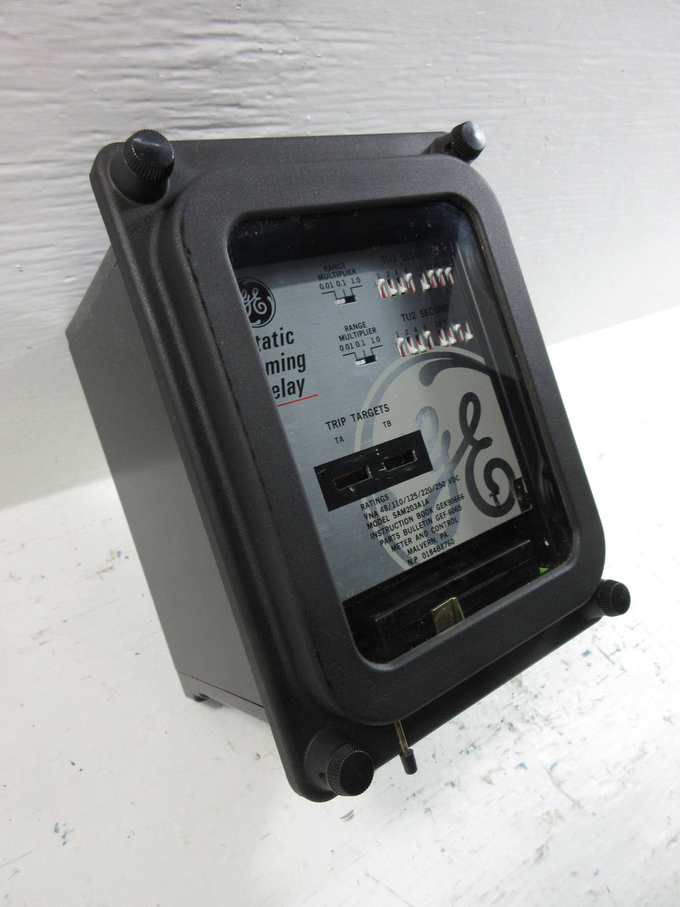 Image of General Electric SAM203A1A Static Timing Relay GE SAM 48/110/125/220/250 Vdc