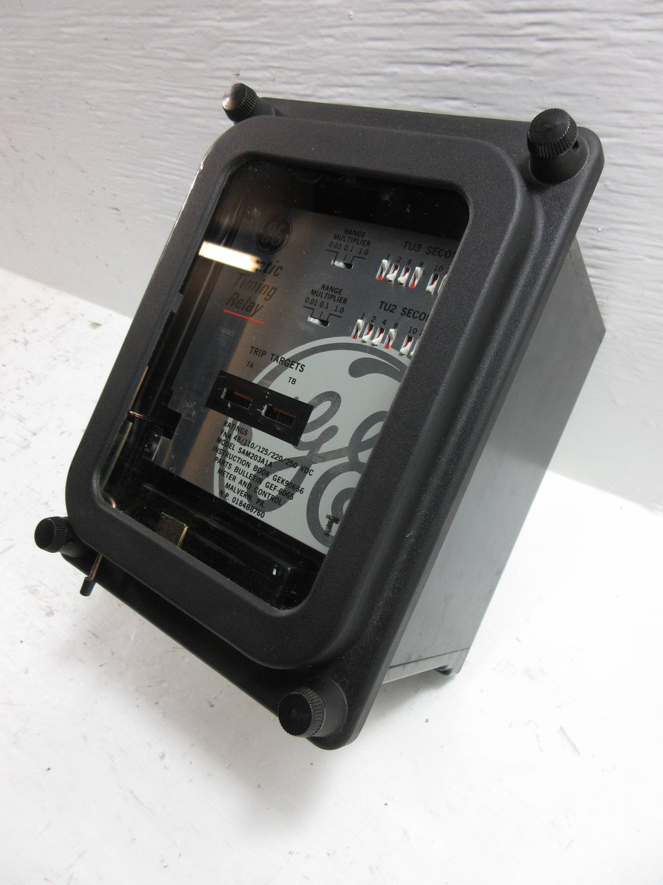 General Electric SAM203A1A Static Timing Relay GE SAM 48/110/125/220/250 Vdc (TK4604-1)