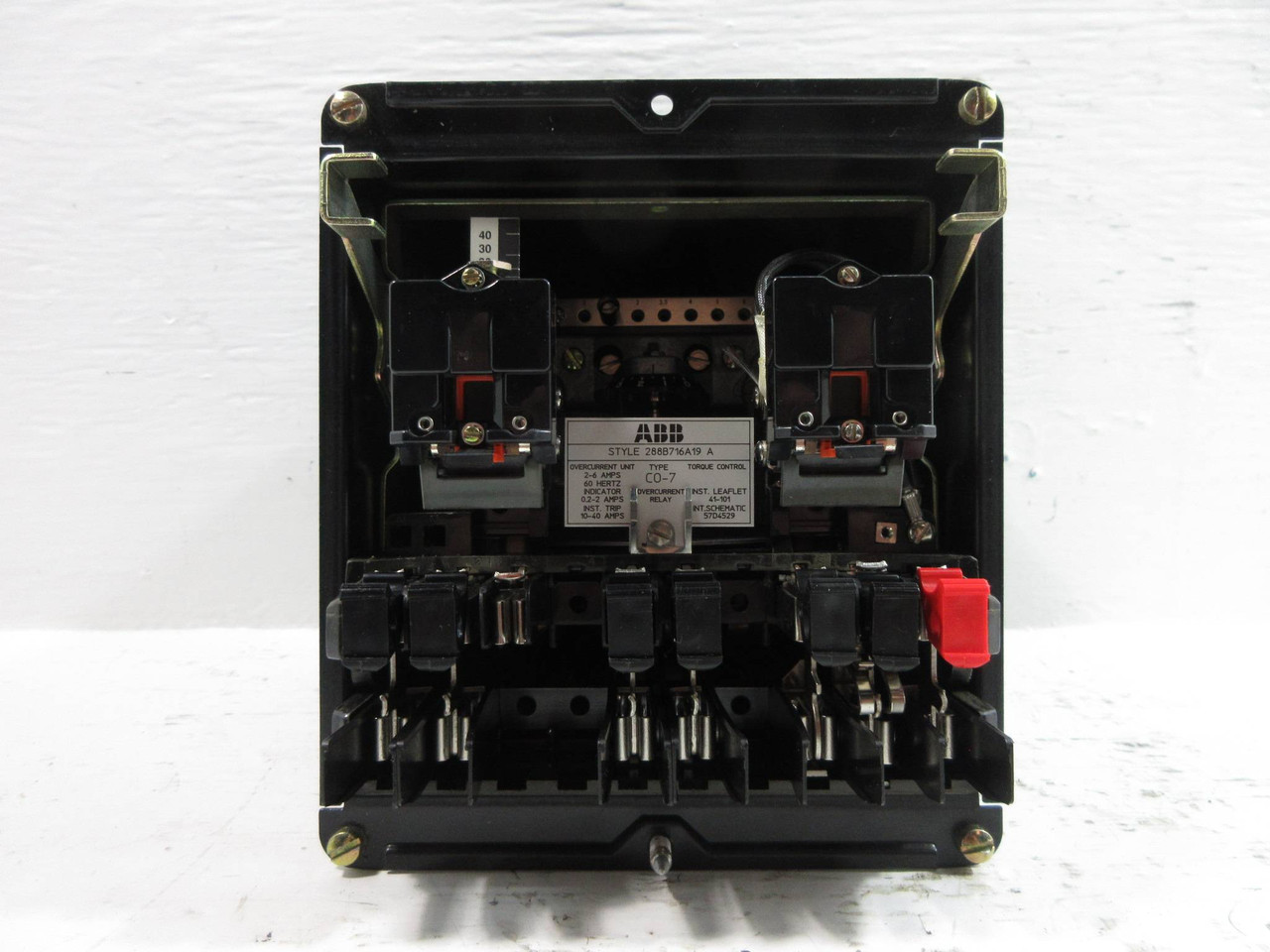 ABB Type CO-7 Overcurrent Relay Style 288B716A19-A 2-6 Amp 60Hz (TK4611-4)