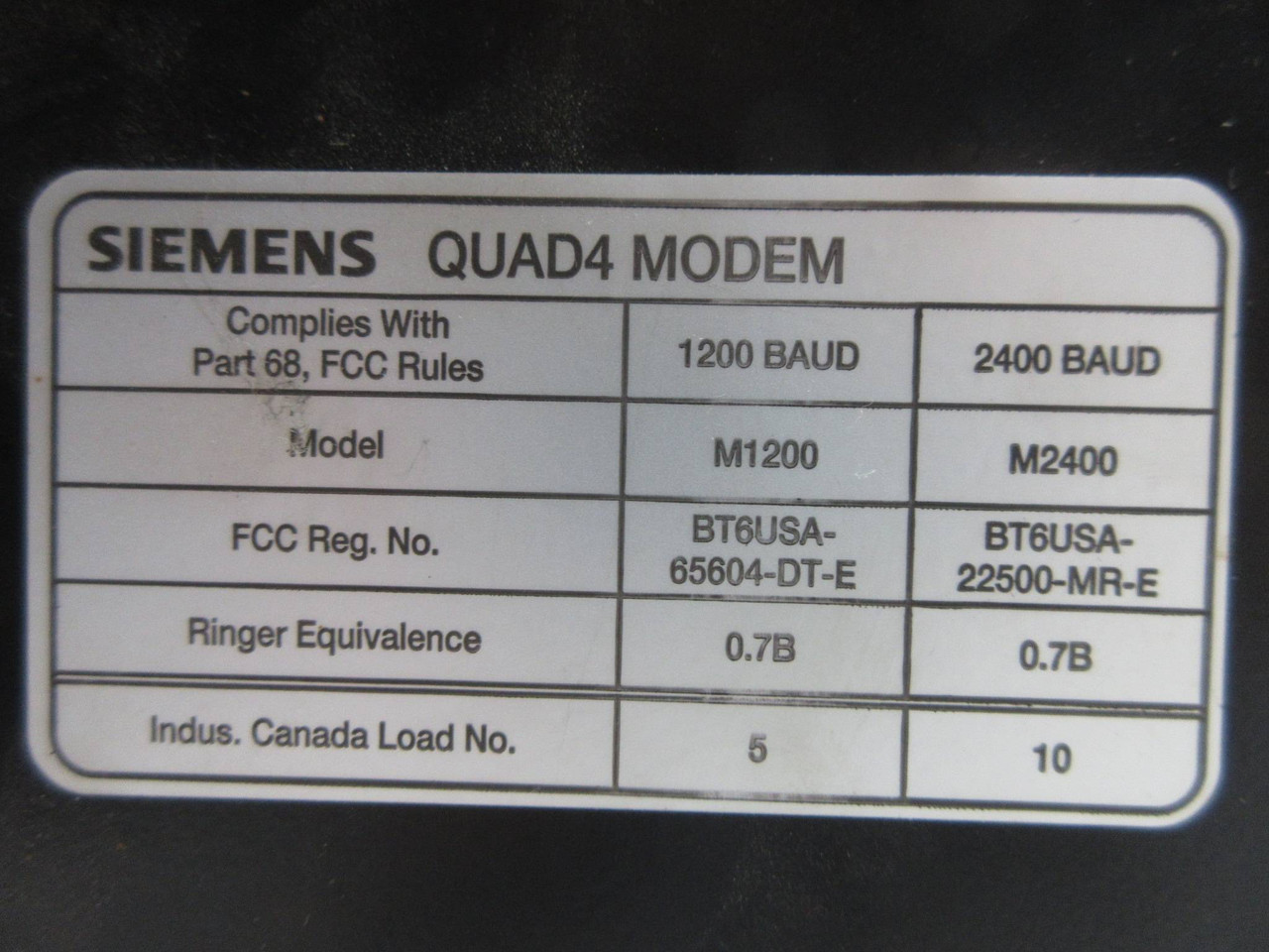 Siemens 86202070-0000 MAXsys Energy Management Revenue Meter Quad4 Modem 70495-1 (TK4612-1)