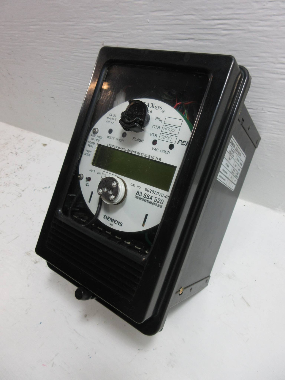 Siemens 86202070-0000 MAXsys Energy Management Revenue Meter Quad4 Modem 70495-1 (TK4612-1)