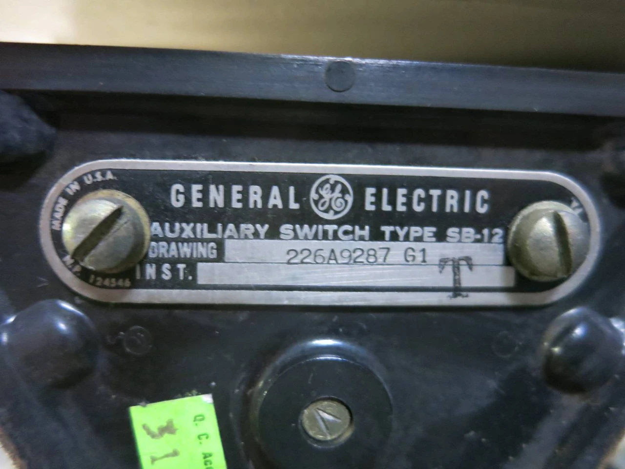 Vacuum Retrofit GE Magne-Blast AM-13.8-750-5H 1200A VVC Breaker General Electric (PM2909-1)