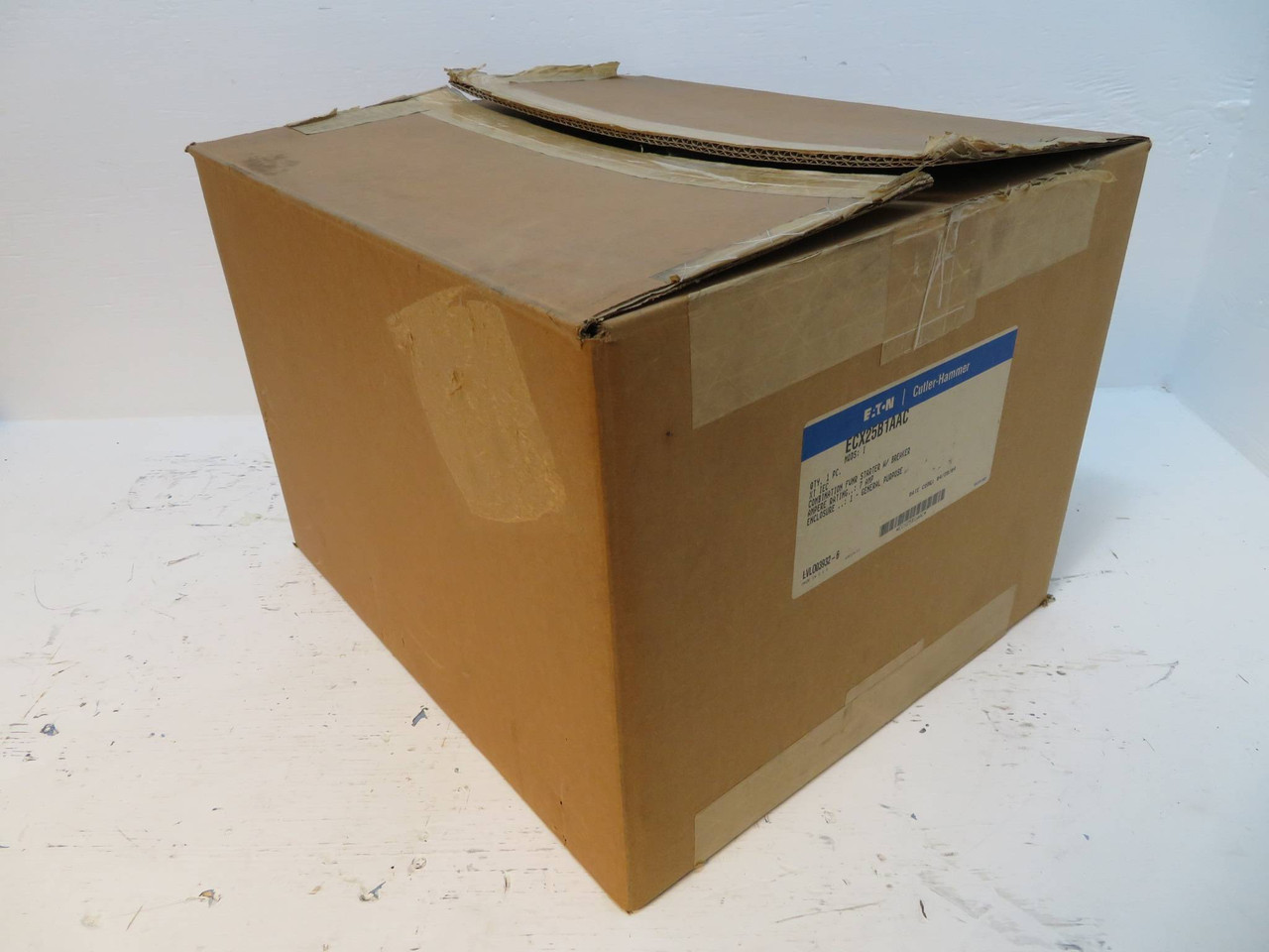 NEW Eaton ECX25B1AAC Combination Starter Breaker FVNR 7 Amp NIB Cutler Size 1 (NP2179-4)