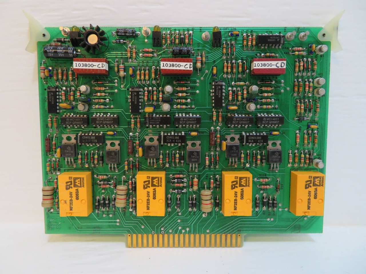 Image of ACI 098800 Alison Fire Control Panel Circuit Board PCB Rev D 94V O MI4A PLC Mod