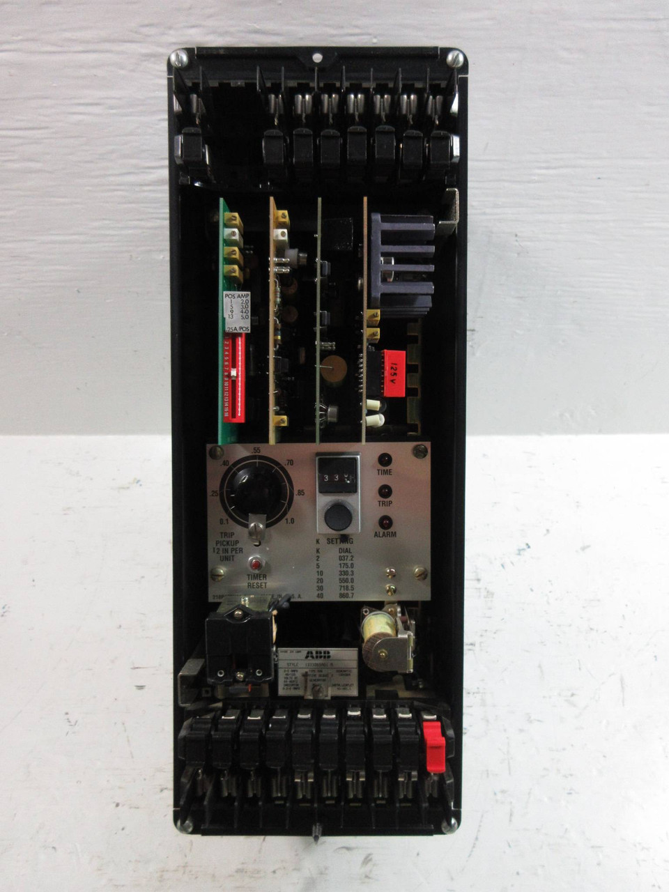 ABB 1333D85A01-A Type SOQ Negative Sequence Generator Relay 2-5A 48/125 Vdc (TK4608-3)