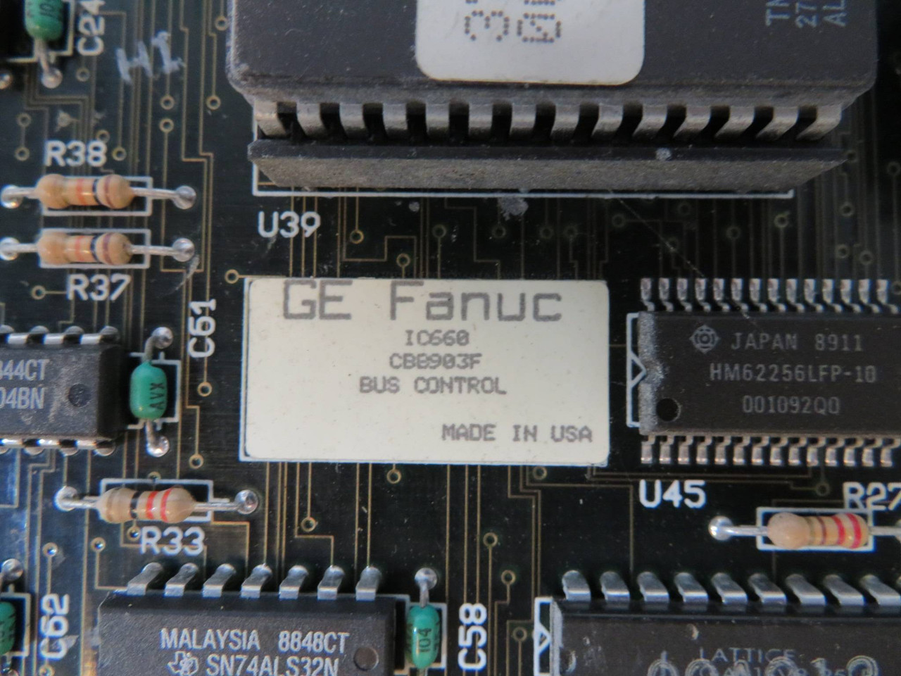 GE Fanuc Series 6 IC660-CBB903F Bus Control Module PLC IC660CBB903F CTL W/ DIAG (NP2199-1)